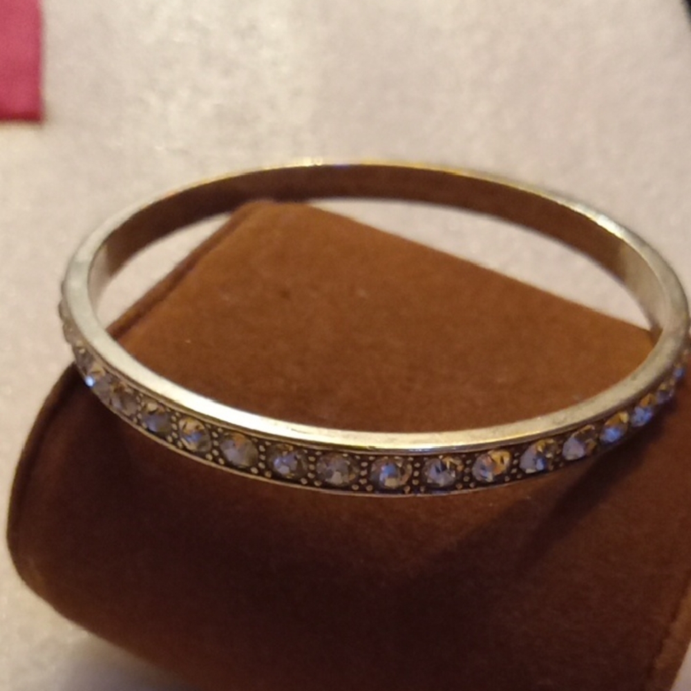 Elegant Silver Bangle Bracelet